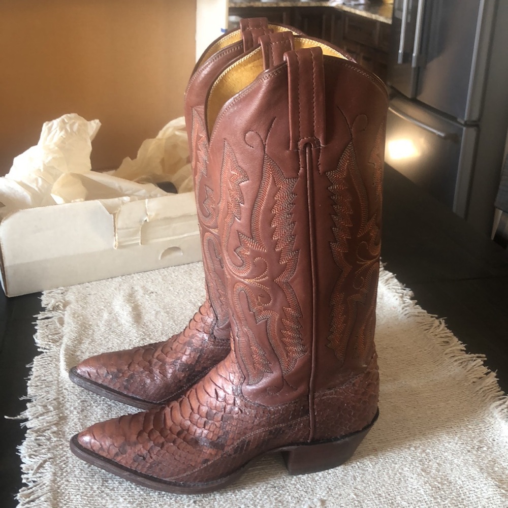 Panhandle Slim Rustic Python Boots - image 2